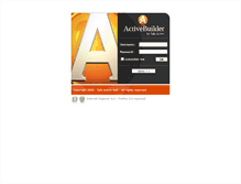 Tablet Screenshot of activebuilder.talkactive.net